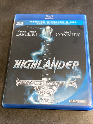 HIGHLANDER DIRECTOR S CUT BLURAY CHRISTOPHE LAMBERT SEAN CONNERY STUDIOCANAL