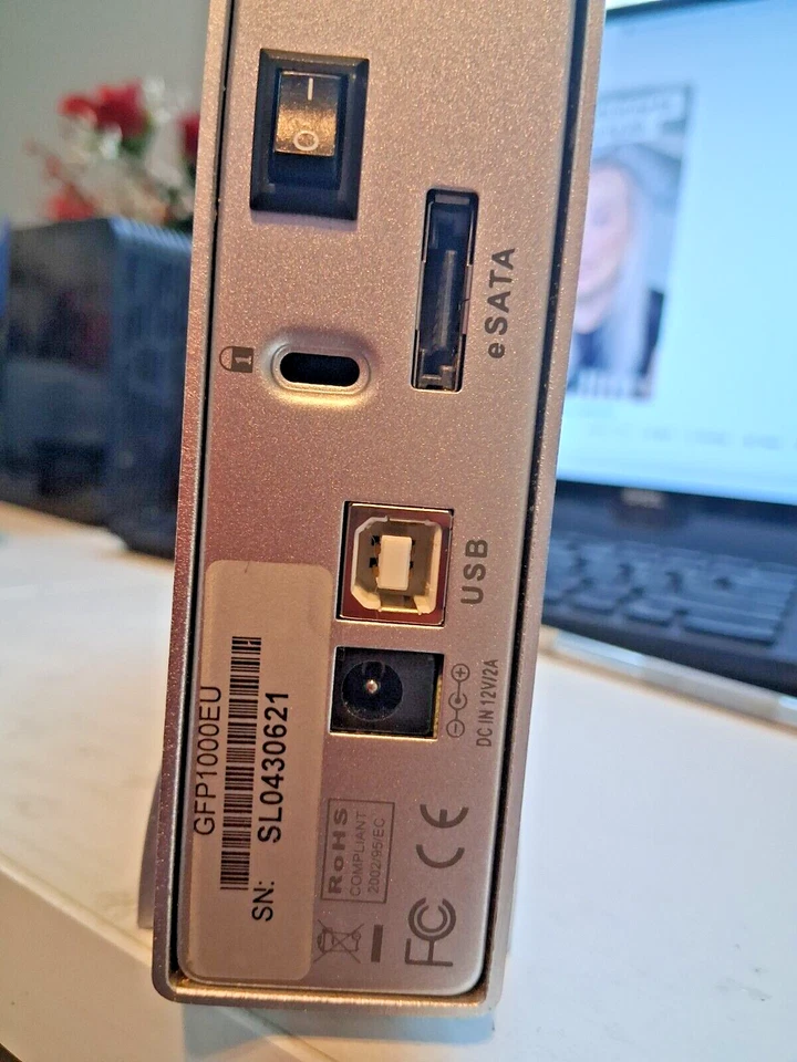 Fantom Drives G-Force 1TB USB 2.0 / eSATA 3.5" External Hard Drive GFP1000EU - Image 2 of 4