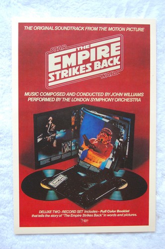 Empire Strikes Back Promo Poster for The Soundtrack #1