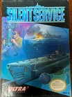 Nintendo Nes Game Silent Service Retro Vintage Classic Complete In Box CIB
