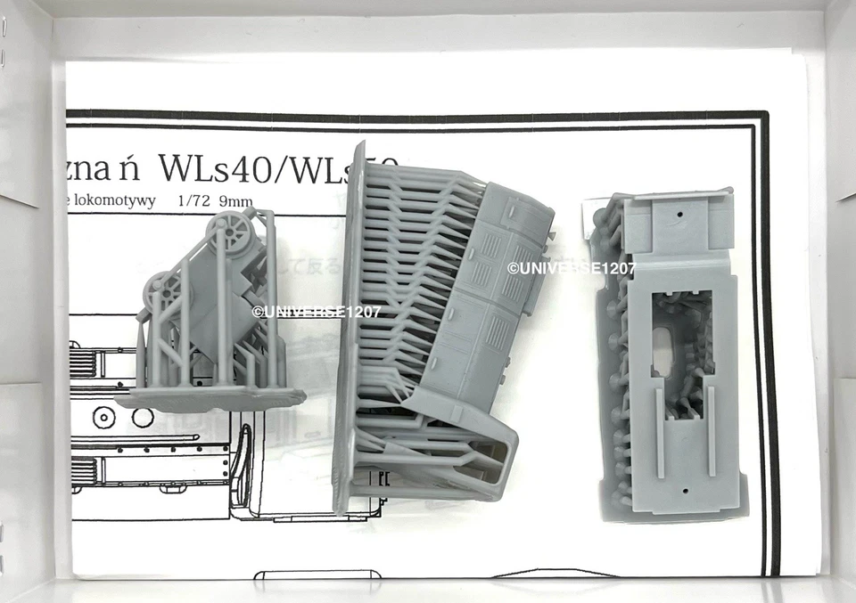 1:72 Scale WLs50 PKP Ld1 Industrial Narrow Gauge Diesel Locomotive Kit HOe 009 - Image 4 of 4