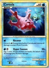 Pokemon Card - Corsola - HeartGold & SoulSilver - 37/123 - Uncommon - HP on eBay