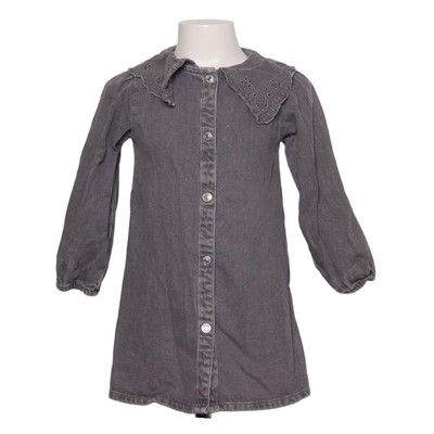 Zara, Jeanskleid, Größe: 110, Grau, Denim, Mädchen #yzy