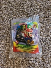 2002 NINTENDO WENDY'S MARIO BROS KIDS MEAL TOY CHAIN CHOMP W/ SUCTION CUP SEALED