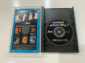 Who Shot Johnny Rock (Sega CD, 1994) CIB Complete w Manual + Reg + Foam LN MINT