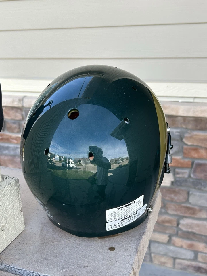 CASCO DE FÚTBOL COLORADO RAMS Serie Auténtica SCHUTT (Hecho en EE. UU.) Tamaño Completo Foto 4 de 4