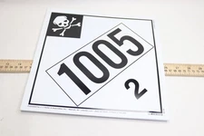(3-Pk) Inhalation Hazard Tagboard Class 2.3 45159