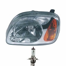 Halogen Scheinwerfer Frontscheinwerfer links H4 für Nissan Micra II inkl. Lampen