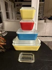Pyrex Vintage Set With Bonus Glass Lid