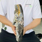 Natural Sphalerite ore Quartz heart-shaped Quartz Crystal Reiki Healing 6900g — photo 5