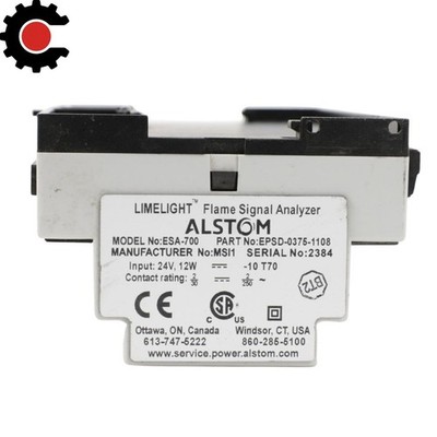 Alstom ESA-700 Limelight Flame Signal Analyzer UV 21.6 26V AC