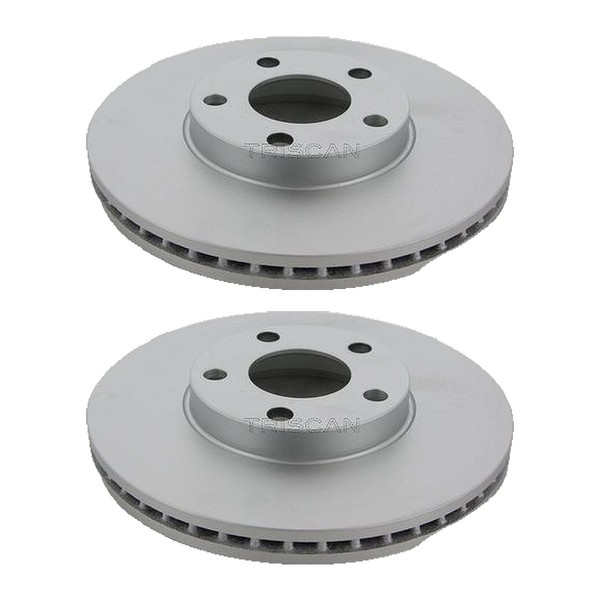2 Bremsscheiben BelüFtet Ø 282 Mm Triscan Passend FüR U.A. VW Passat-image