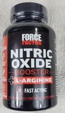 Nitric Oxide Booster + L-Arginine, 120 Capsules Exp date  07/2028 Force Factor