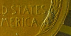 WORLD COIN SALE--1953 U.S. 1c. WHEATBACK REVERSE DIE CHIP ERROR COIN KM#A132