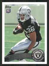 2011 Topps #313 Taiwan Jones RC Oakland Raiders 37720