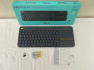 Logitech K400 Plus Wireless Touch Keyboard Funk-Tastatur 920-007127 - NEUwertig!