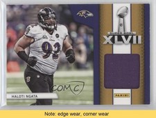 2013 Panini Black Friday Super Bowl XLVII Memorabilia Haloti Ngata #SB5 READ 3b8