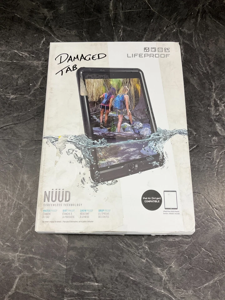 LifeProof nuud Case Apple iPad Pro 10.5 black 77-55825 💚❤️💚❤️ OPEN BOX - Image 3 of 4