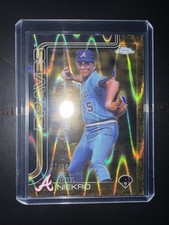 2025 Topps Gilded Collection - Phil Niekro #80 Gold RayWave Refractor /25