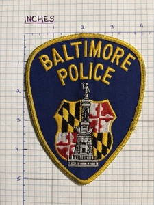BALTIMORE, MD                                Police Department Patch