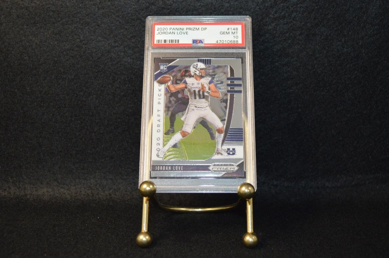 2020 Panini Prizm #148 Draft Picks Prizm PSA10 Rookie Card ~ Jordan Love RC !