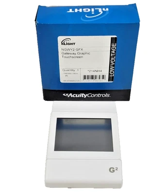 AcuityControls nGWY2 GFX nLight Eclypse White G2 Gateway Touchscreen NEW