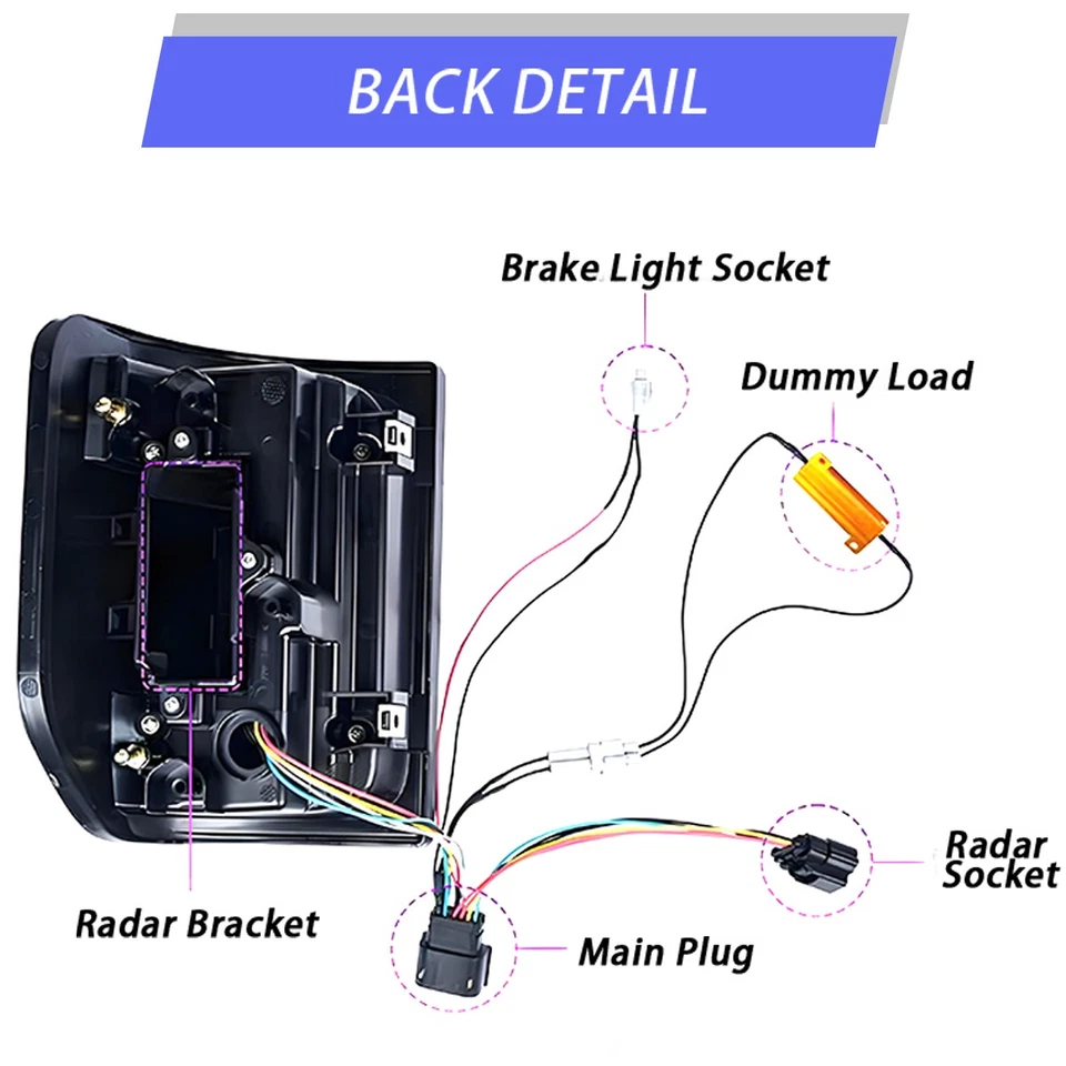 Luces traseras LED para Jeep Gladiator JT 2020-2025 animación con animación de arranque Foto 3 de 4