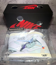 Jordan Off-White x Air Jordan 1 Retro OG High Alaska VAA -10