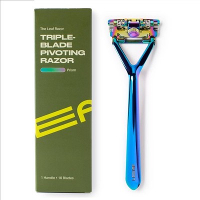 Leaf Shave | Leaf Razor, AllMetal Safety Shaver with Pivoting Head & Adjustab...