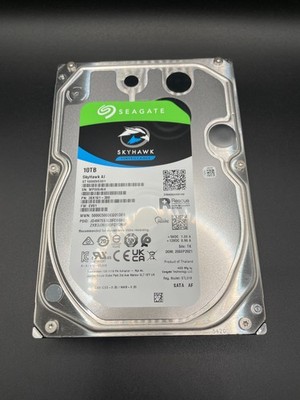 10TB Seagate Skyhawk AI ST10000VE001 Internal Hard Drive 7200 RPM 256MB SATA 3.0