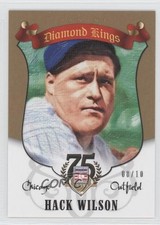 2014 Panini Hall of Fame Diamond Kings Gold 8/10 Hack Wilson #50 HOF 2u3