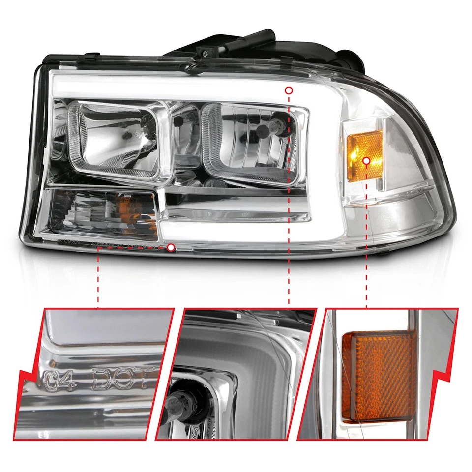 Juego de 2 pares de faros de conducción izquierda y derecha Anzo 111592 Foto 3 de 4