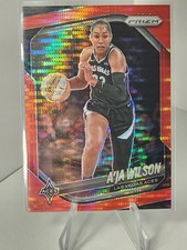 2025 WNBA Prizm A’ja Wilson #76 Red Pulsar Prizm /299 Las Vegas Aces MVP