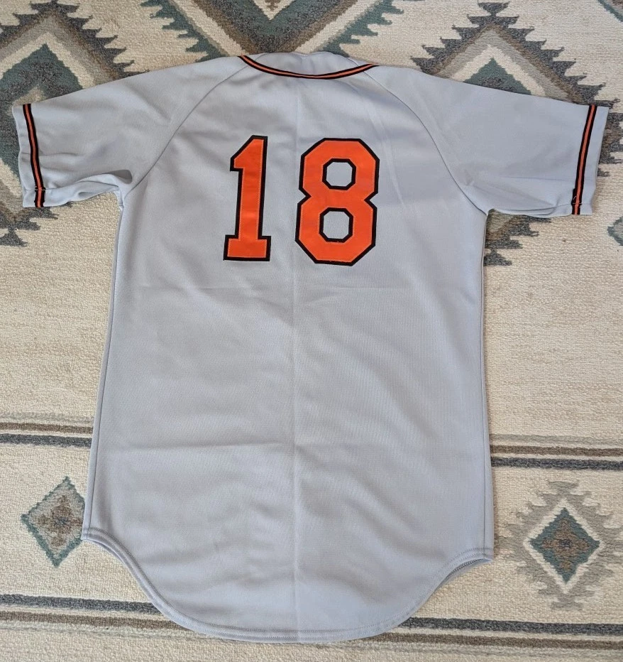 Бейсбольная футболка Northville Mustangs Rawlings серая No18 размер для взрослых (см. фотографии) - Изображение 2 из 4