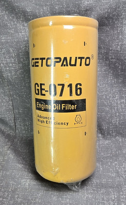 GETOPAUTO GE-0716 Engine Lube Oil Filter For CAT 1R0716 C9 3176B