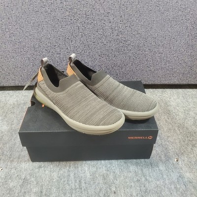 Merrell Gridway Moc Knit Fabric Moccasin Shoes Men\'s size 8 New Boulder Grey Merrell Shoes Mens 8 Gray Gridway Moccasin | Mercari main image 3