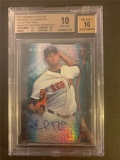 2014 Bowman Sterling Auto Autograph Japan Fractor Eduardo Rodriguez 4/5 BGS 10