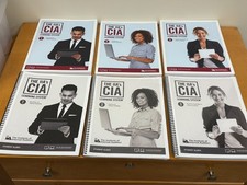 IIA's CIA Auditing Learning System AND Student Slides TOTAL of 6 books