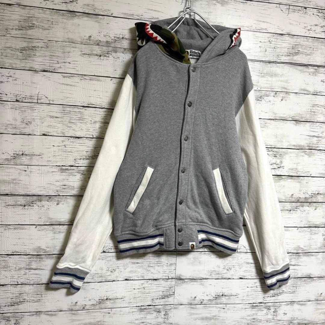 A BATHING APE (BAPE) Giacca Bape Camouflage Shark Stadium UOMO S JP taglia
