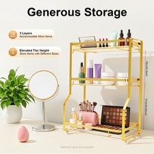 3 Tier Bathroom Countertop Organizer Shelf Rack Counter Bathroom Storage
