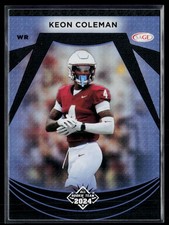 2024 SAGE KEON COLEMAN RC All Rookie Team Black #120 Florida State Seminoles