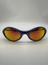 Occhiali da sole Oakley viola giacca fiamme Gorpcore outdoor y2k rari vintage