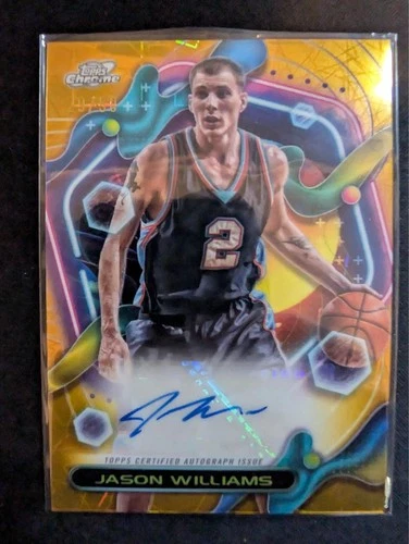 2023 Topps Cosmic Chrome Basketball Gold Interstellar Refractor Jason Williams #CCAV-JWI