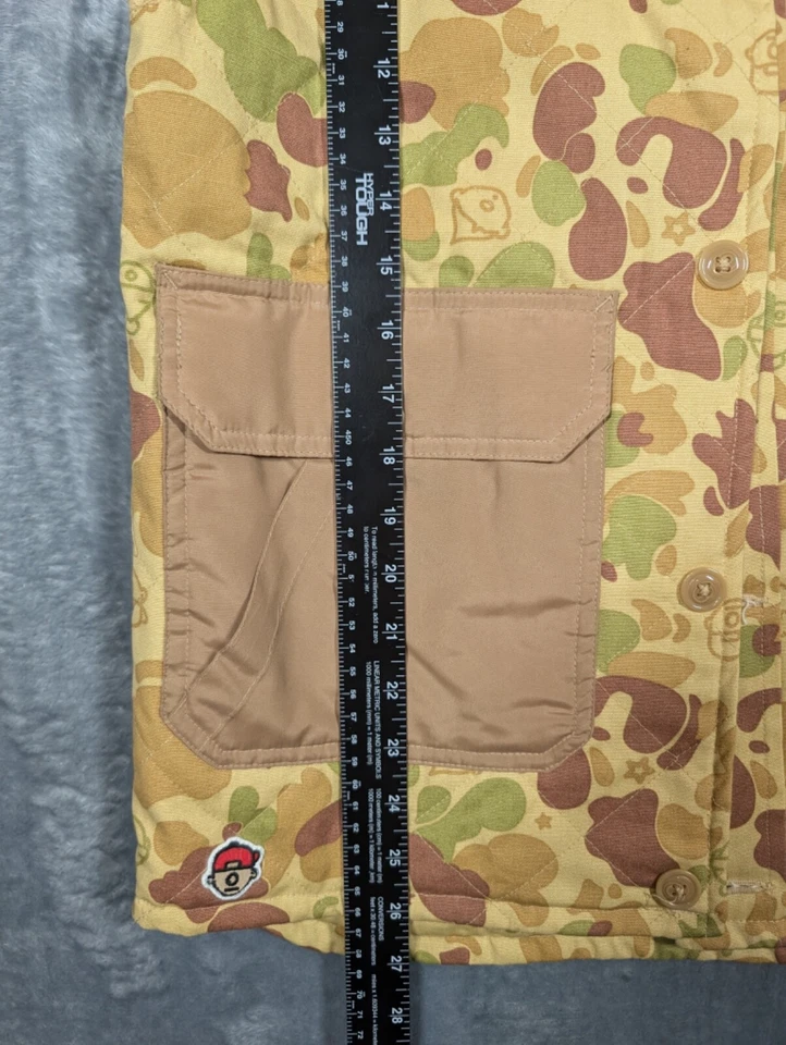 Trukfit Mens Buttoned Lightweight Vest Coat Jacket Camoflauge Small - Image 2 of 4