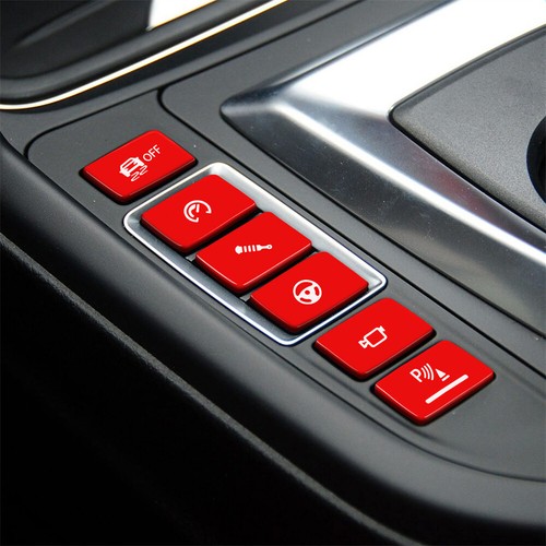 6×Red ABS Gear Shift Switch Button Cover Replace For BMW M3 M4 F80 F82 2015-2020 - Picture 4 of 14