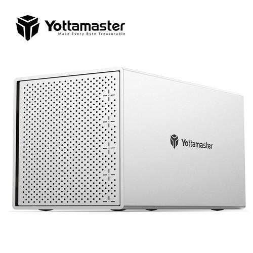 Yottamaster 5 Bay USB3.0 External Hard Drive Enclosure For 2.5/3.5" SATA HDD SSD - Picture 1 of 8