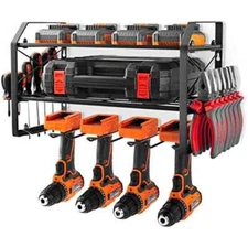 Heavy Duty 3-Layer Wall Mount Power Tool Organizer