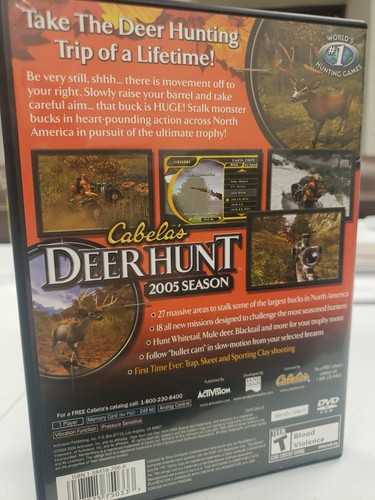 Cabela's Deer Hunt: 2005 Season (Sony PlayStation 2, 2004) CIB - Picture 3 of 3