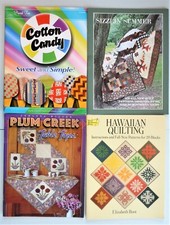 Quilt Pattern Instruction Books Lot of Four
