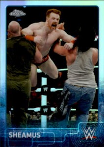 Sheamus 2015 Topps Chrome WWE Refractor Card #64